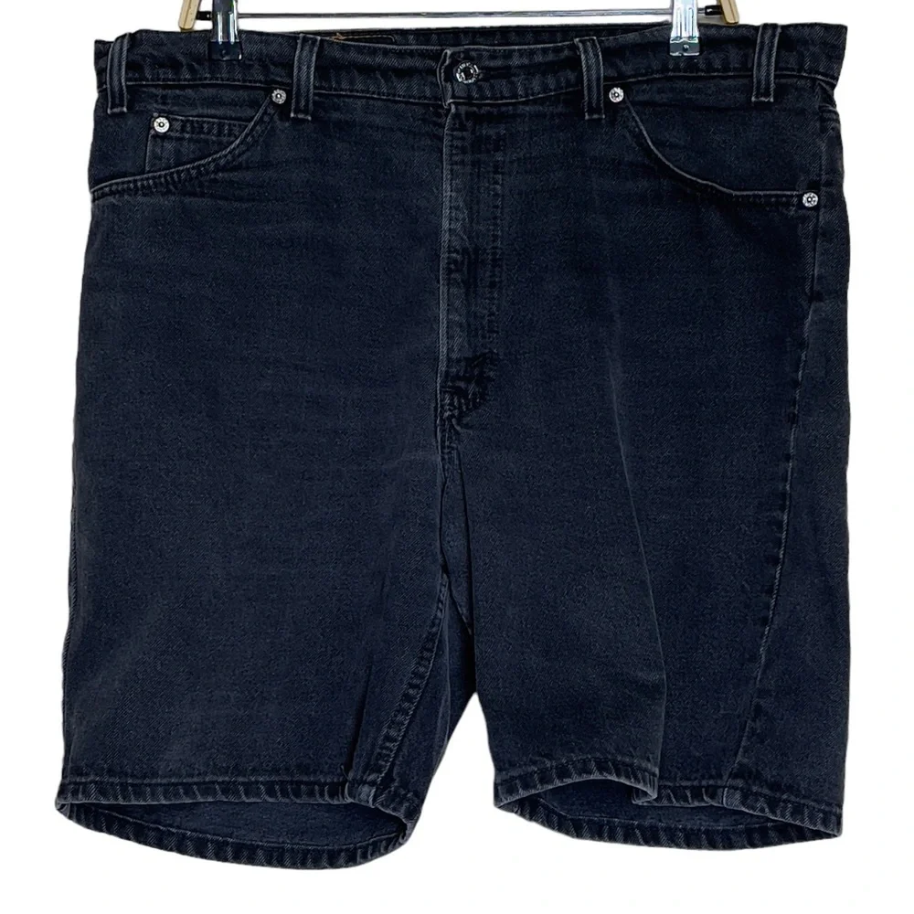 Levi's Men's Faded Black Jean Shorts